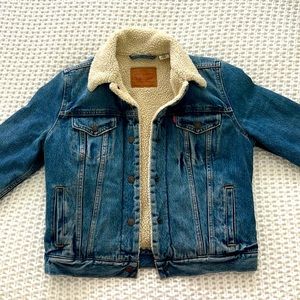 Levi Sherpa Lined Jean Jacket
